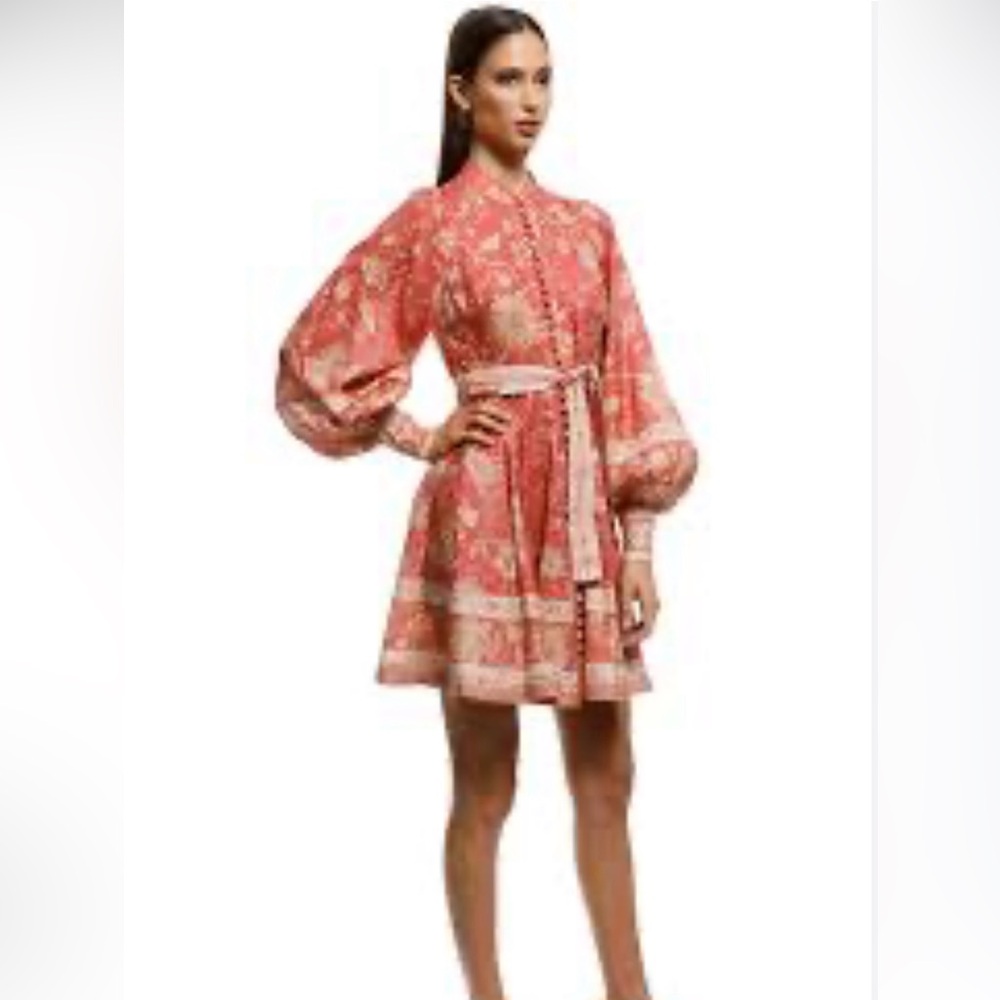 Zimmermann Red Floral Dress 👗